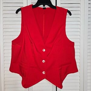 Shein Curve Women's 3X Red Vest Top NEW